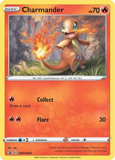 Charmander SWSH092 (SWSH092) [SWSH: Sword & Shield Promo Cards]