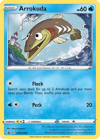 Arrokuda SWSH093 (SWSH093) [SWSH: Sword & Shield Promo Cards]