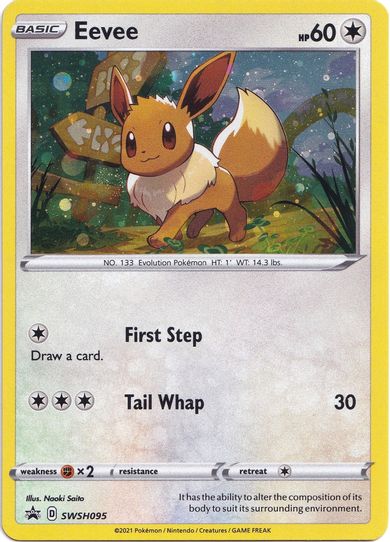 Eevee SWSH095 (SWSH095) [SWSH: Sword & Shield Promo Cards]