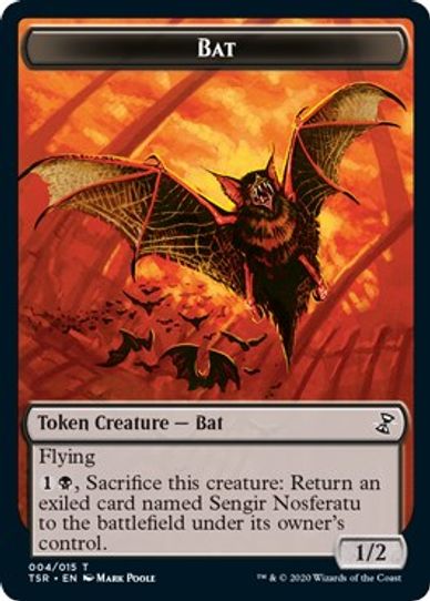 Bat Token (4) [Time Spiral: Remastered]