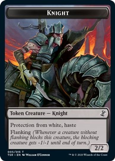 Knight Token (5) [Time Spiral: Remastered]
