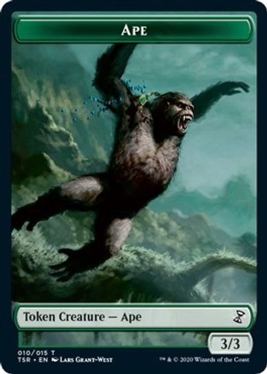 Ape Token (10) [Time Spiral: Remastered]
