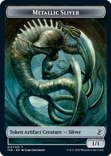 Metallic Sliver Token (15) [Time Spiral: Remastered]