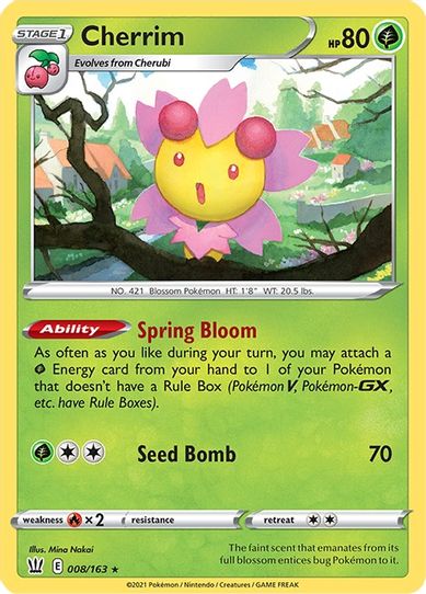Cherrim 008/163 [Deck Exclusives]