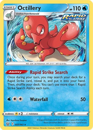 Octillery 037/163 [Deck Exclusives]