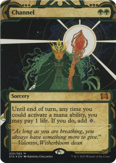 Channel (Foil Etched) (50) [Strixhaven: Mystical Archives]