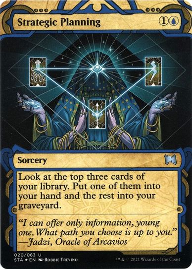 Strategic Planning (Foil Etched) (20) [Strixhaven: Mystical Archives]