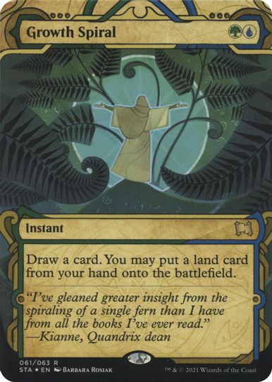 Growth Spiral (Foil Etched) (61) [Strixhaven: Mystical Archives]