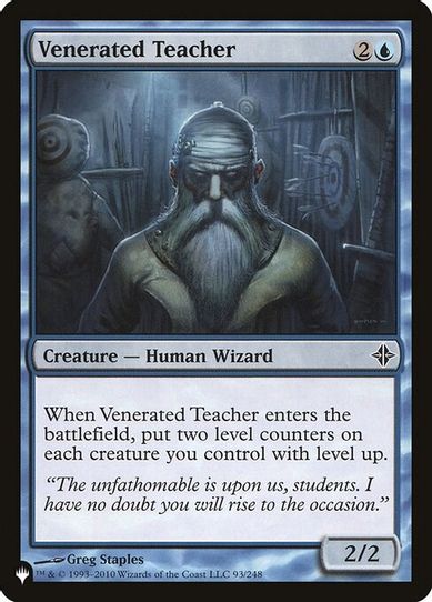 Venerated Teacher (93) [The List]
