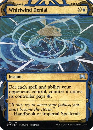 Whirlwind Denial (Foil Etched) (23) [Strixhaven: Mystical Archives]