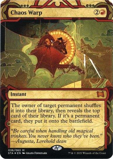 Chaos Warp (Foil Etched) (36) [Strixhaven: Mystical Archives]