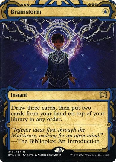 Brainstorm (Foil Etched) (13) [Strixhaven: Mystical Archives]