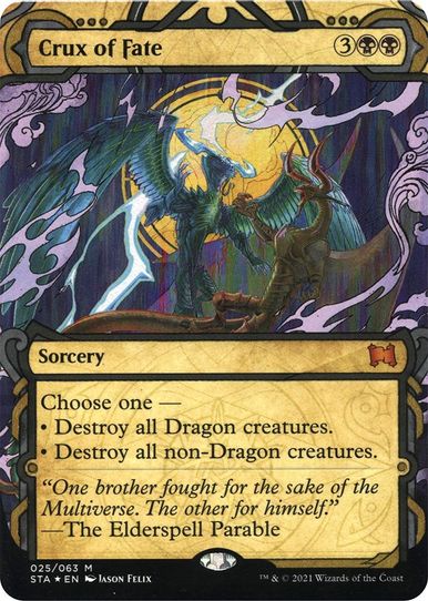 Crux of Fate (Foil Etched) (25) [Strixhaven: Mystical Archives]
