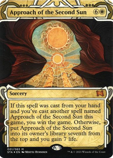 Approach of the Second Sun (Foil Etched) (1) [Strixhaven: Mystical Archives]