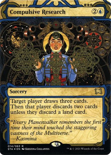 Compulsive Research (Foil Etched) (14) [Strixhaven: Mystical Archives]