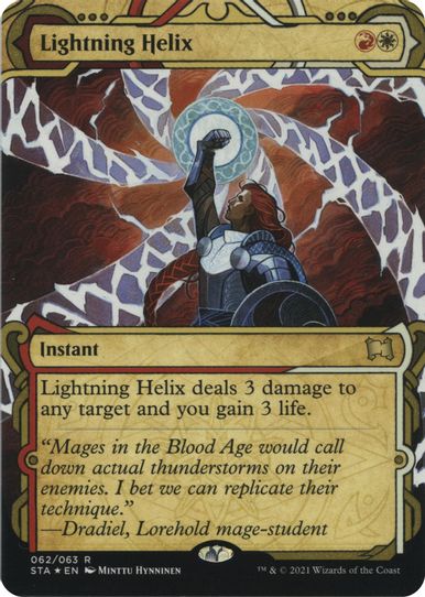 Lightning Helix (Foil Etched) (62) [Strixhaven: Mystical Archives]