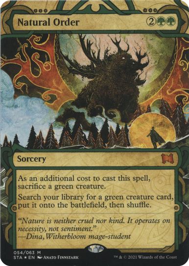 Natural Order (Foil Etched) (54) [Strixhaven: Mystical Archives]