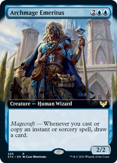 Archmage Emeritus (Extended Art) (295) [Strixhaven: School of Mages]
