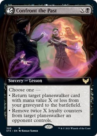 Confront the Past (Extended Art) (303) [Strixhaven: School of Mages]