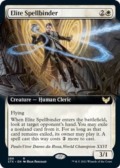 Elite Spellbinder (Extended Art) (289) [Strixhaven: School of Mages]