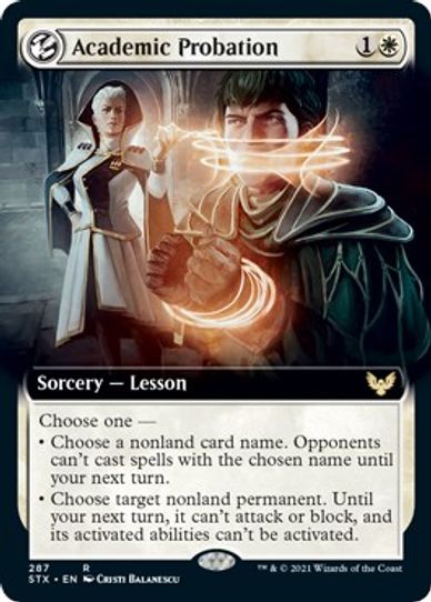 Academic Probation (Extended Art) (287) [Strixhaven: School of Mages]