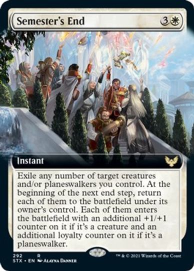 Semester's End (Extended Art) (292) [Strixhaven: School of Mages]