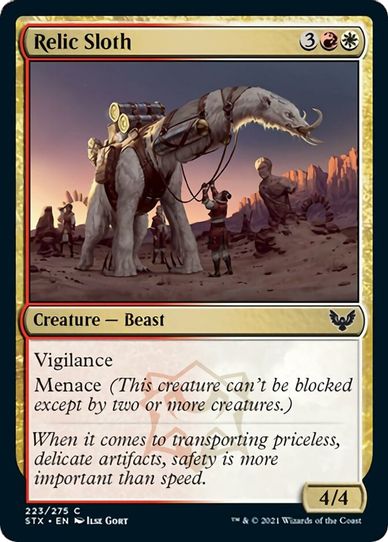 Relic Sloth (223) [Strixhaven: School of Mages]
