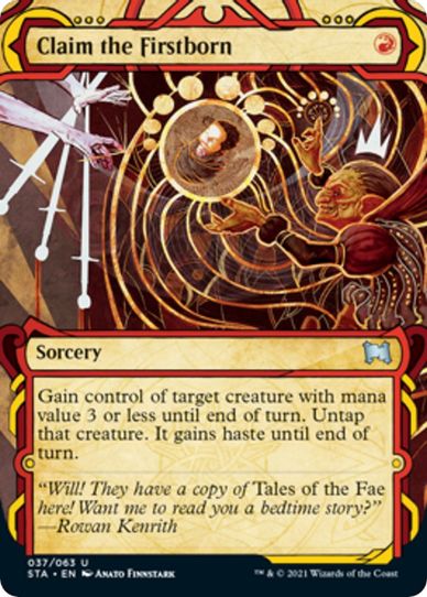 Claim the Firstborn (37) [Strixhaven: Mystical Archives]