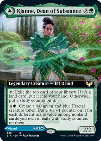 Kianne, Dean of Substance (Extended Art) (326) [Strixhaven: School of Mages]