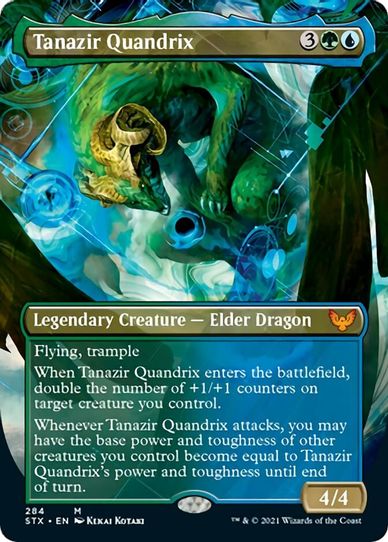 Tanazir Quandrix (Borderless) (284) [Strixhaven: School of Mages]
