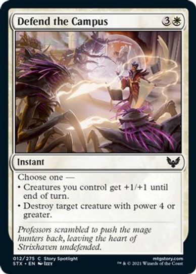 Defend the Campus (12) [Strixhaven: School of Mages]