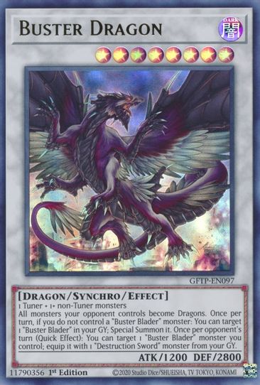 Buster Dragon (GFTP-EN097) [Ghosts From the Past]