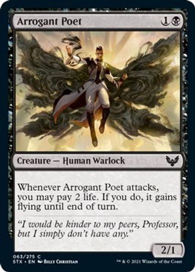 Arrogant Poet (63) [Strixhaven: School of Mages]