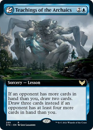 Teachings of the Archaics (Extended Art) (299) [Strixhaven: School of Mages]