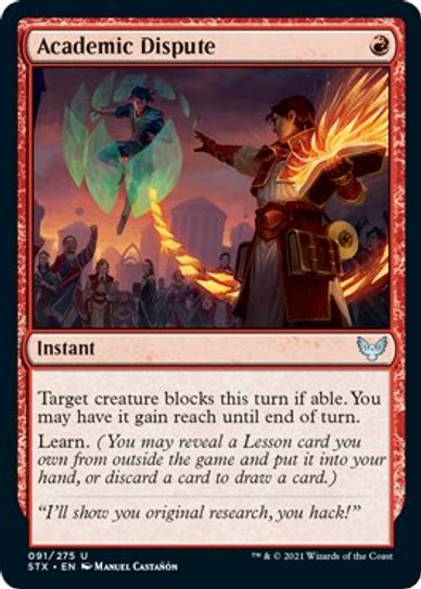 Academic Dispute (91) [Strixhaven: School of Mages]