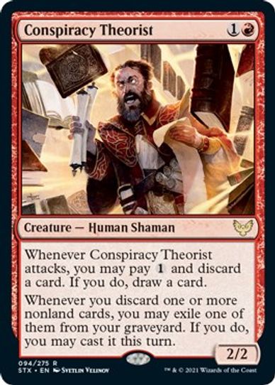 Conspiracy Theorist (94) [Strixhaven: School of Mages]