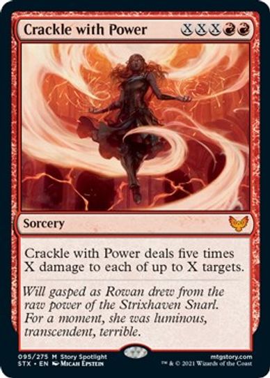 Crackle with Power (95) [Strixhaven: School of Mages]