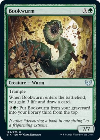 Bookwurm (123) [Strixhaven: School of Mages]