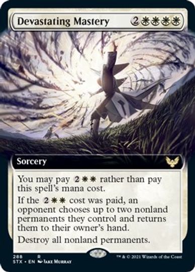 Devastating Mastery (Extended Art) (288) [Strixhaven: School of Mages]