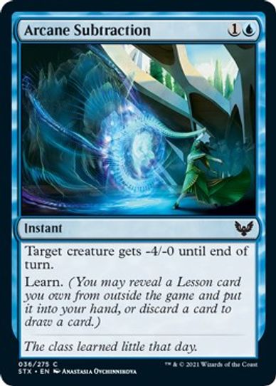 Arcane Subtraction (36) [Strixhaven: School of Mages]