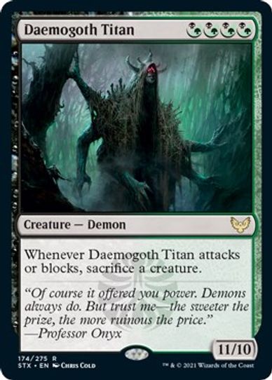 Daemogoth Titan (174) [Strixhaven: School of Mages]