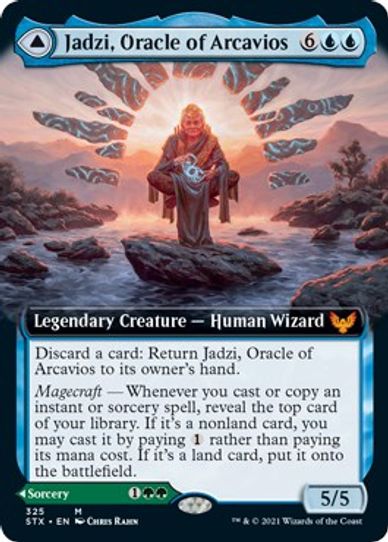 Jadzi, Oracle of Arcavios (Extended Art) (325) [Strixhaven: School of Mages]