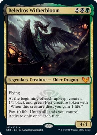 Beledros Witherbloom (163) [Strixhaven: School of Mages]