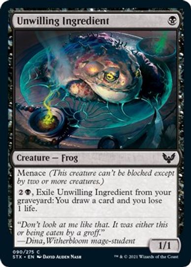 Unwilling Ingredient (90) [Strixhaven: School of Mages]