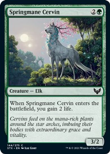 Springmane Cervin (144) [Strixhaven: School of Mages]
