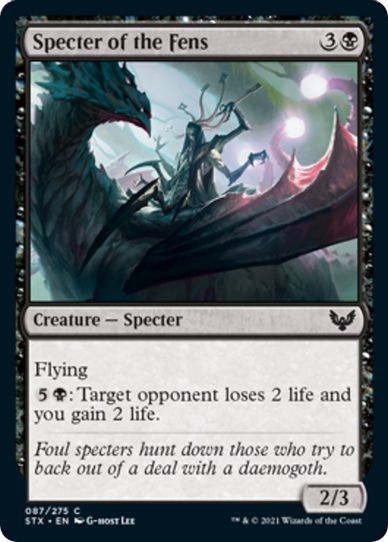 Specter of the Fens (87) [Strixhaven: School of Mages]