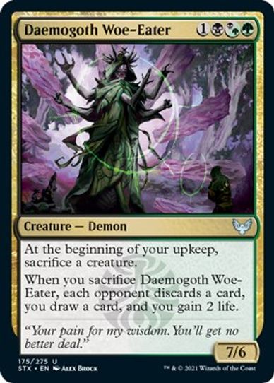 Daemogoth Woe-Eater (175) [Strixhaven: School of Mages]