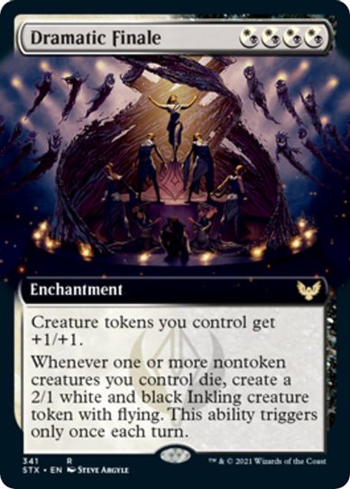 Dramatic Finale (Extended Art) (341) [Strixhaven: School of Mages]