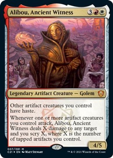 Alibou, Ancient Witness (7) [Commander 2021]