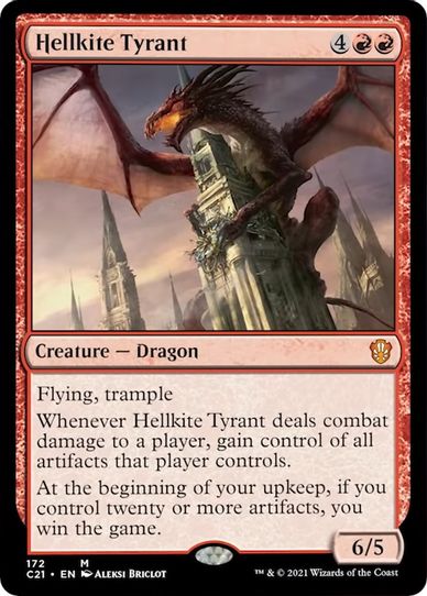 Hellkite Tyrant (172) [Commander 2021]